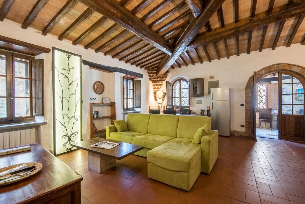 Ferienwohnung Casale Rosennano - Loggia Exterior foto
