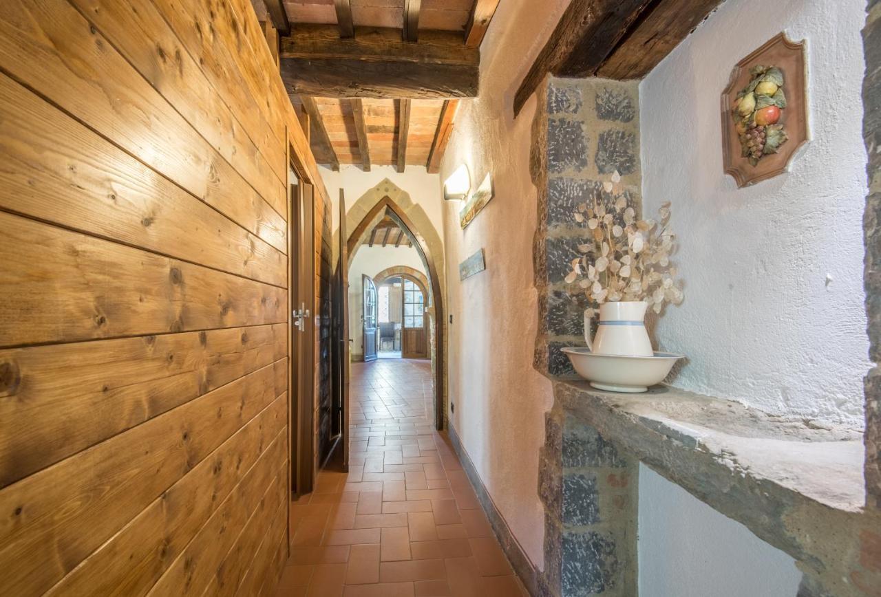 Ferienwohnung Casale Rosennano - Loggia Exterior foto